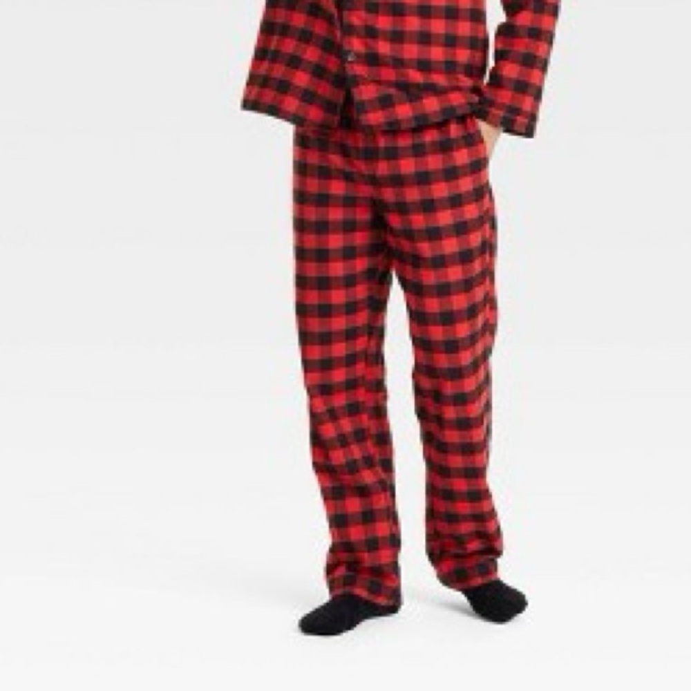Goodfellow & co Red and Black Checkered PJ Pants